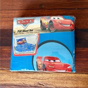 Vintage Disney Cars - Full Size Sheet Set - NEW IN BOX